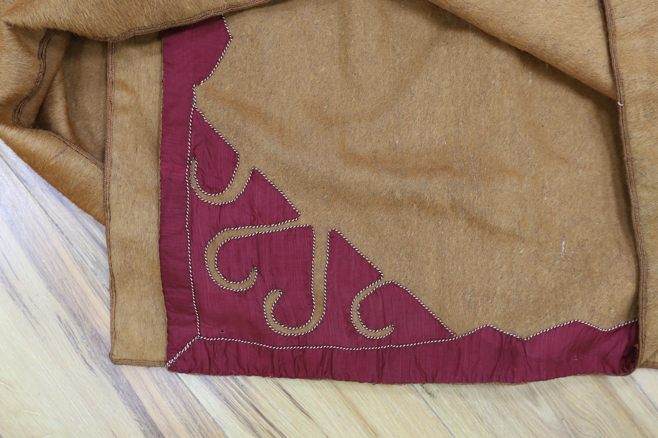 A large Islamic animal hide cloak